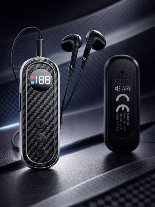 AKZ Q26 / Q33 Clip-on Stereo Наушники с LED-дисплеем и мощным звуком