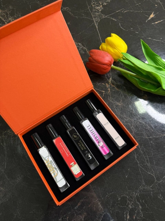 Ayollar va erkaklar uchun atirlar to'plami, 5 tasi 1 da, 5*10 ml, 2026 - 