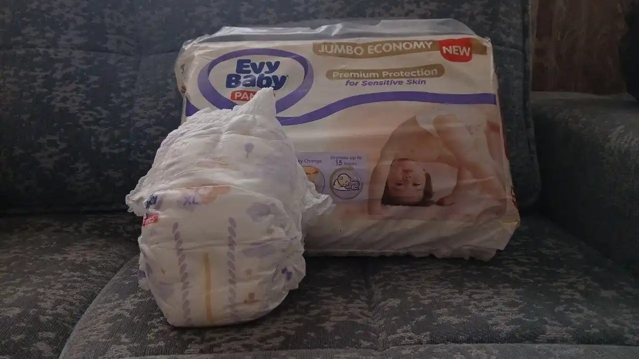 Bolalar taglik-trusigi EVY BABY PANTS JNR JUMBO 34*4 EXP23 №5