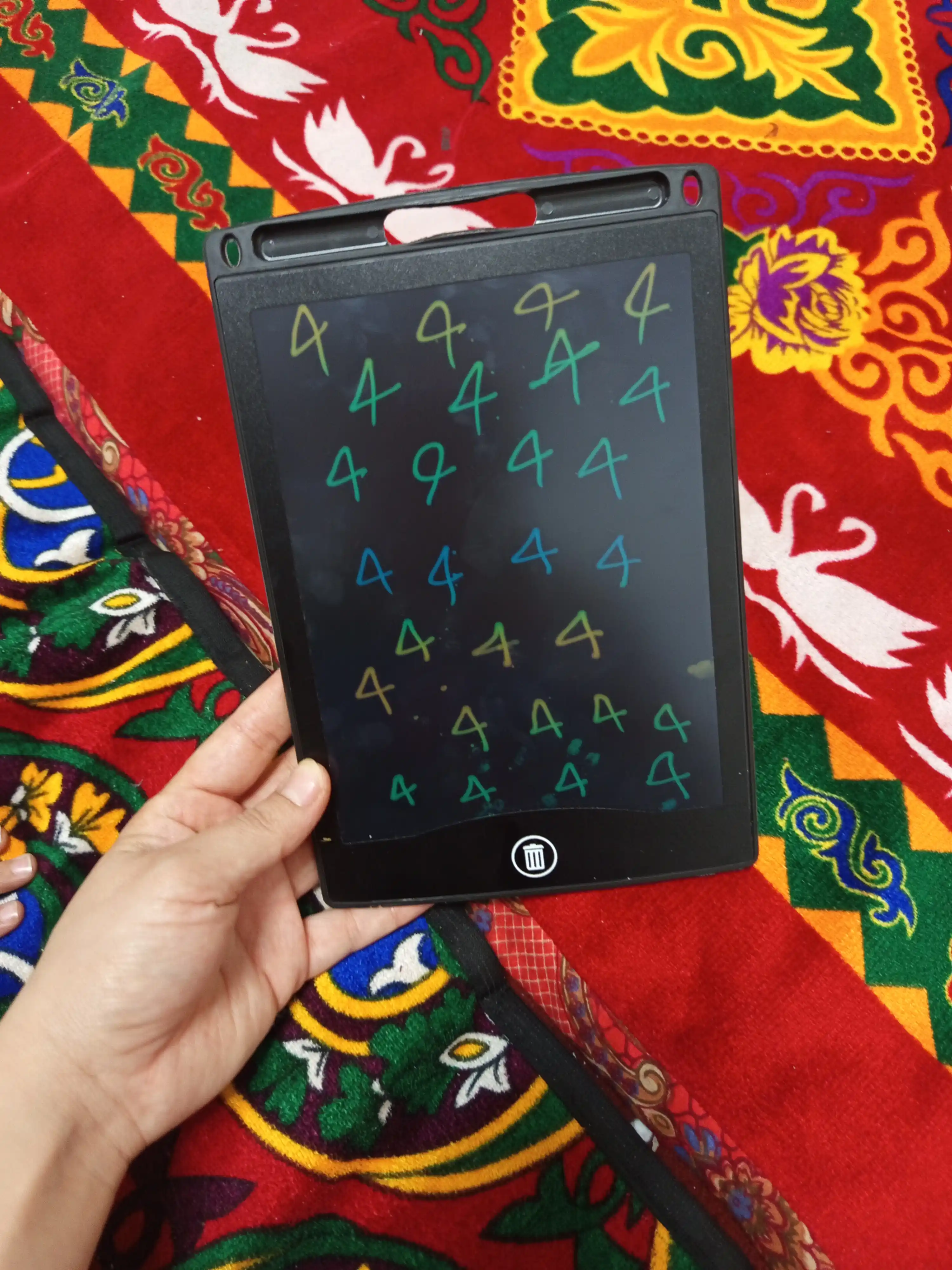 Детский графический LCD планшет для рисования, электронная доска, 8.5", 12 * 16.5 см