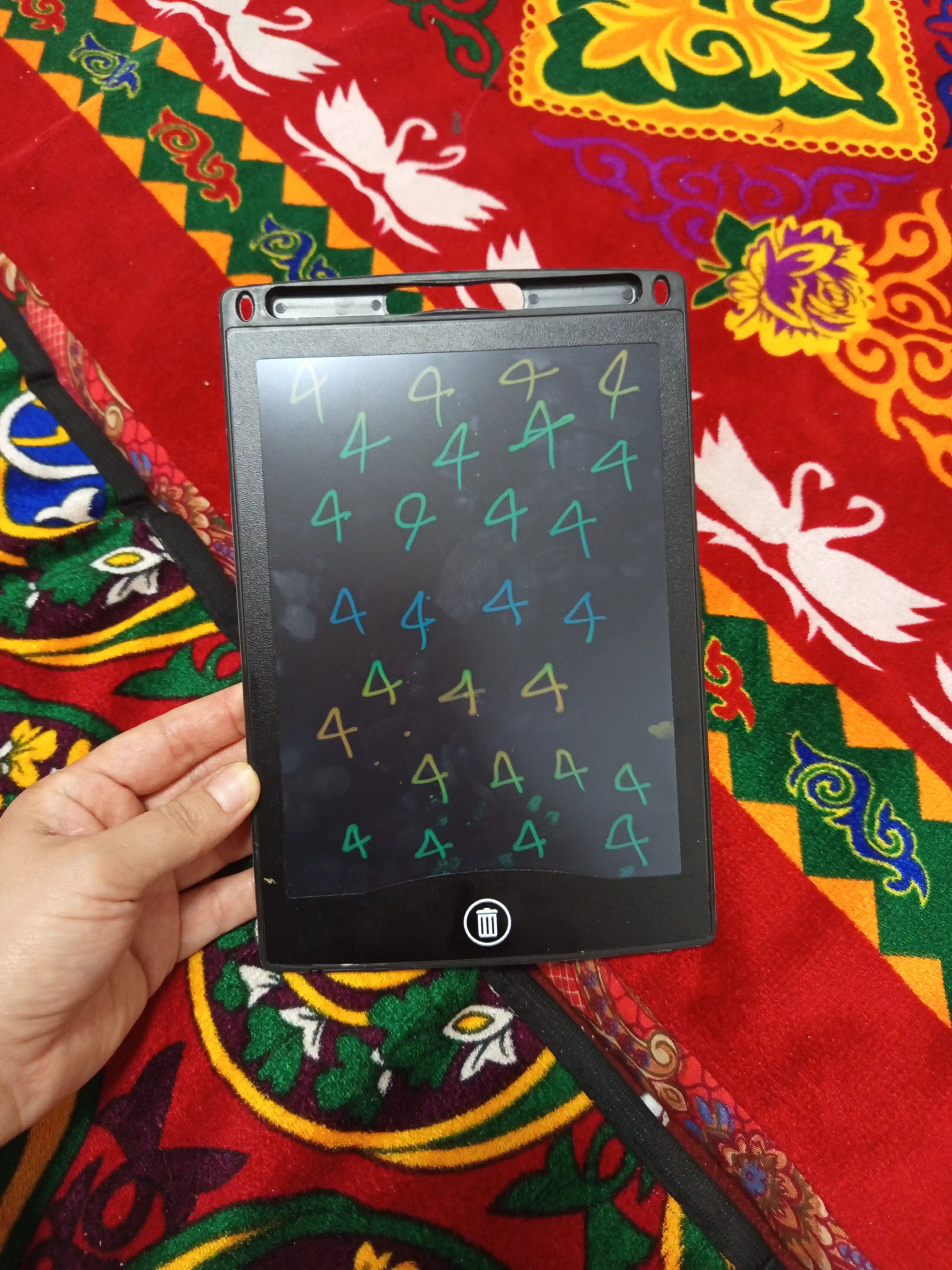 Детский графический LCD планшет для рисования, электронная доска, 8.5", 12 * 16.5 см
