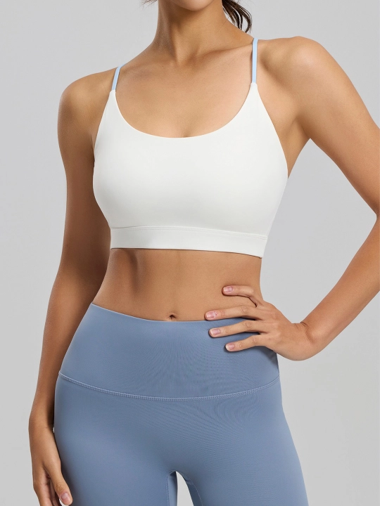 Sport top, fitnes uchun chashkali sport topi, yoga, sport kiyimlari ayollar uchun