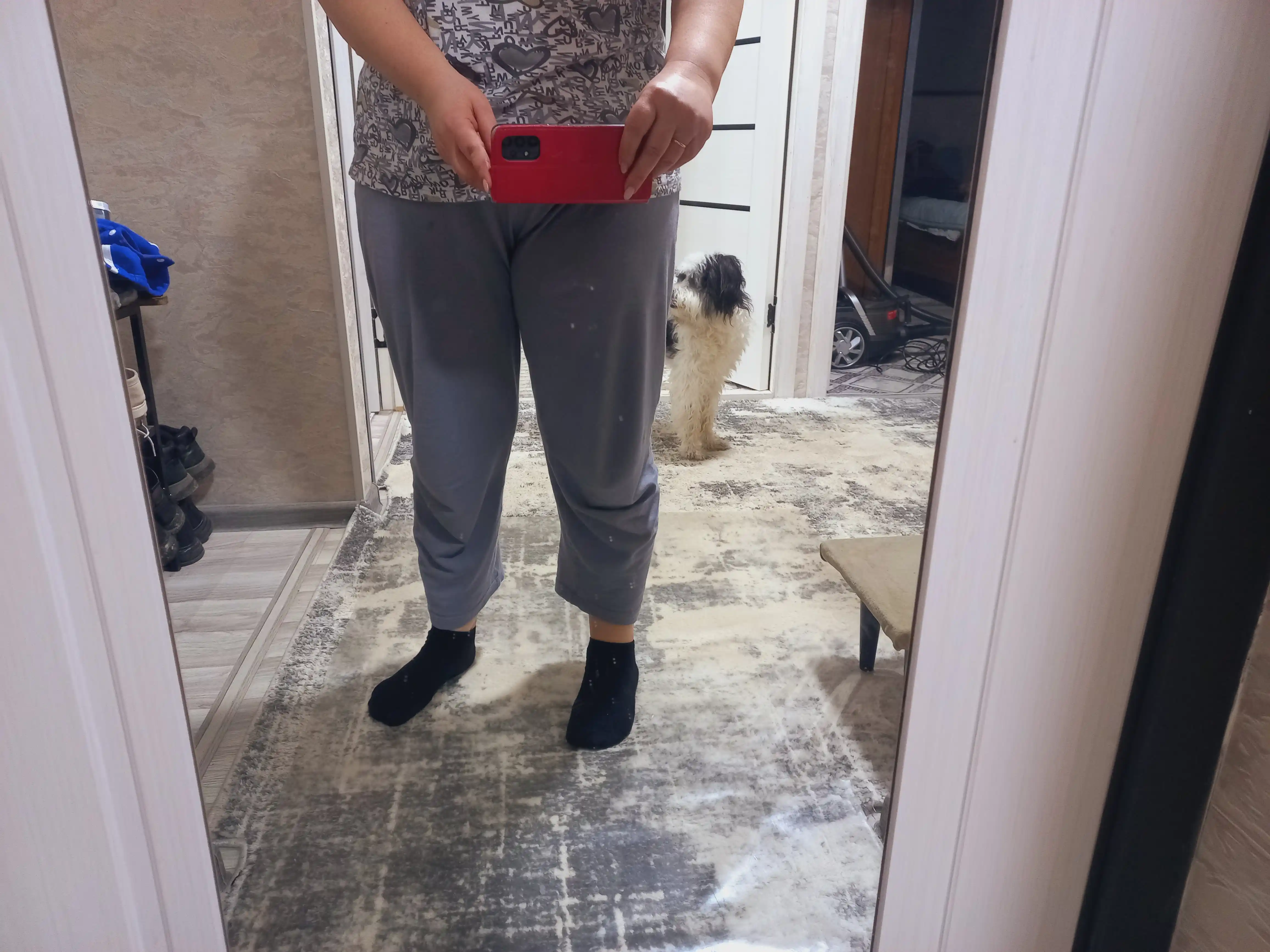 Ayollar pijama to‘plami, ishton va ko‘ylak, 100% paxta