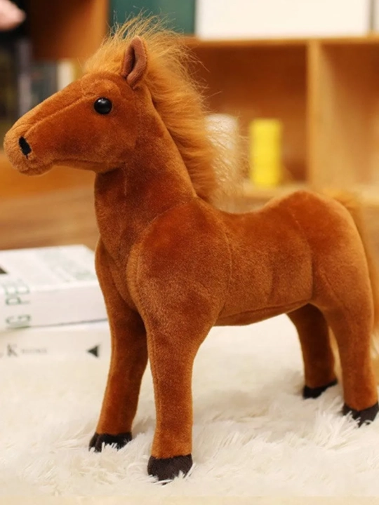 Мягкая игрушка лошадь, 35 см