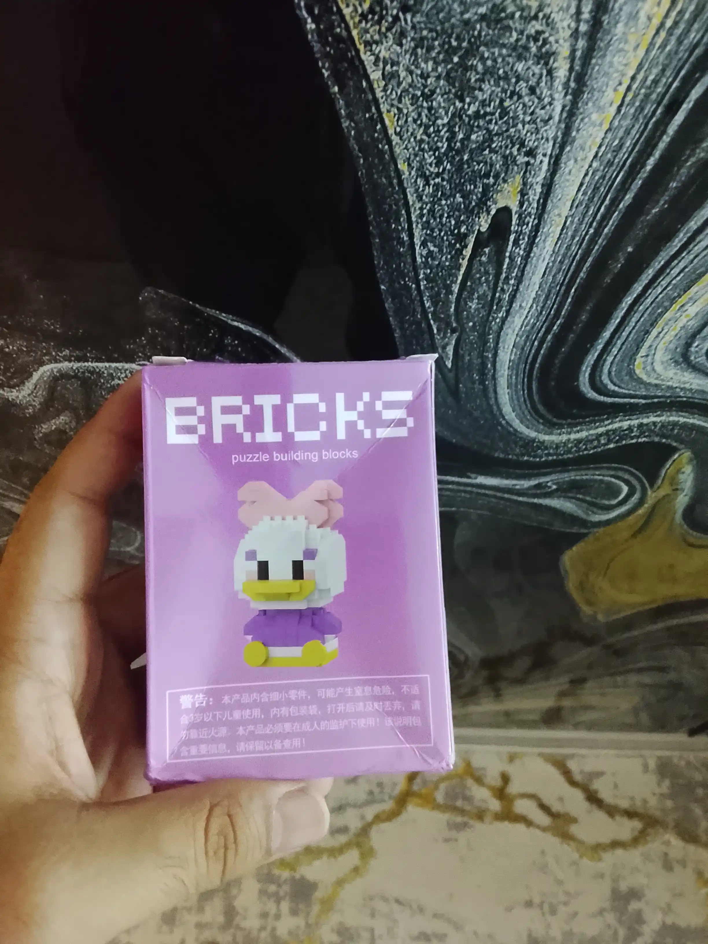 Mini konstruktor 3D Bricks: Disney, Mario va Spanch Bob qahramonlarining figuralari bilan
