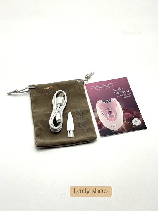 Epilyator MAC Styler, ayollar uchun, elektr epilyator, tana va oyoqlar uchun, silliq teri