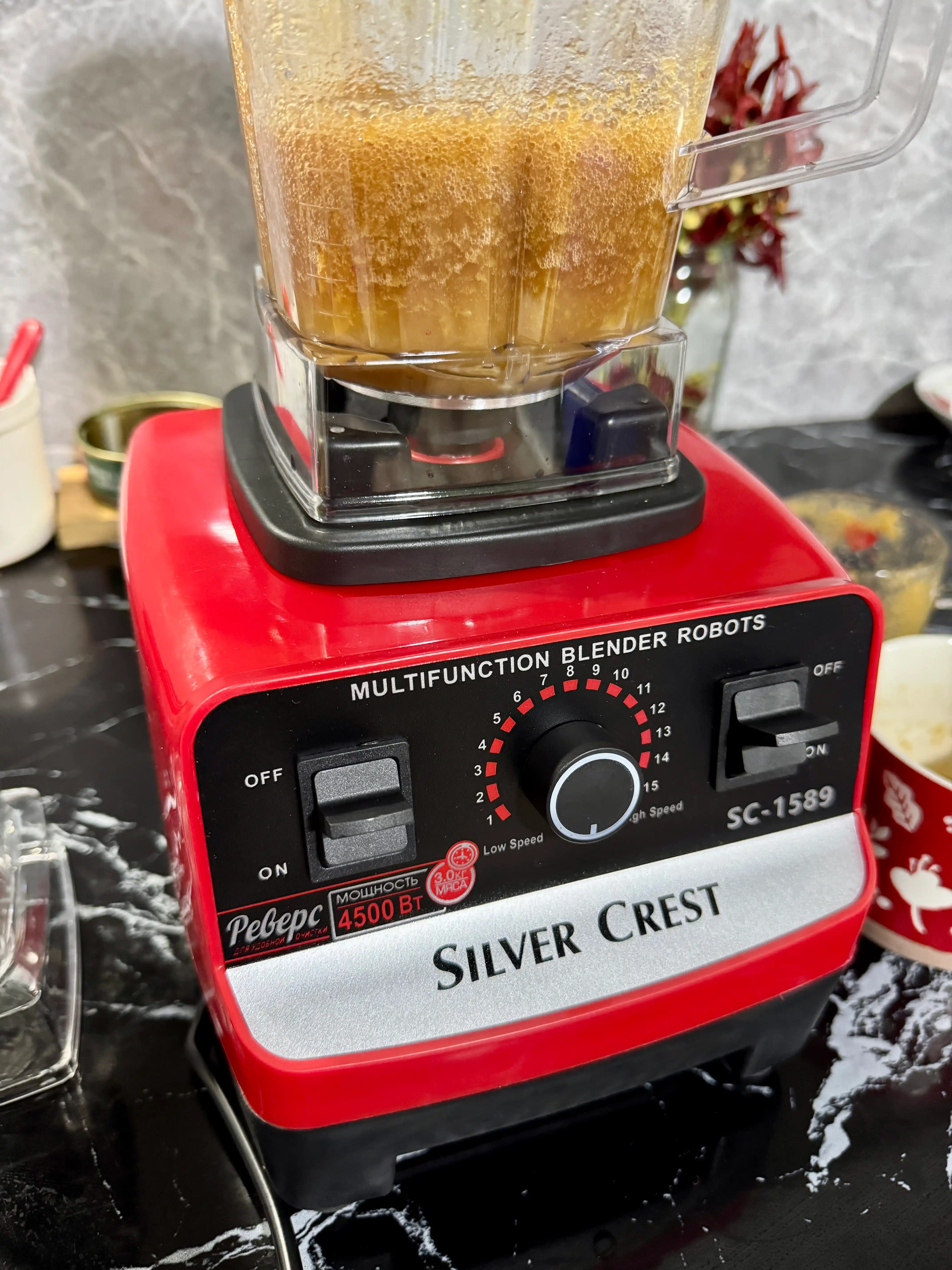 Yuqori tezlikdagi professional statsionar blender, 3 tasi 1 da, Silver Crest SC-1589