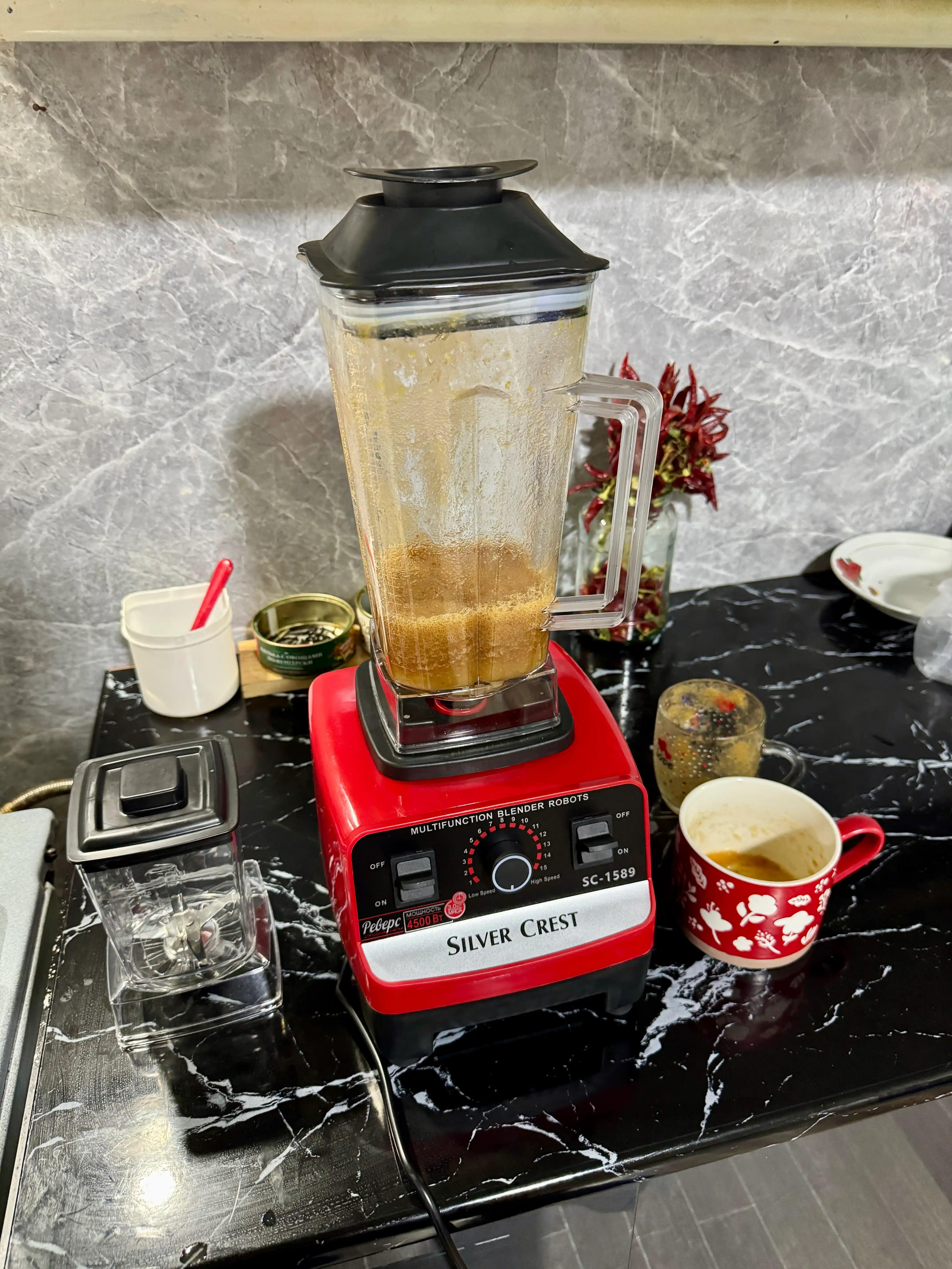 Yuqori tezlikdagi professional statsionar blender, 3 tasi 1 da, Silver Crest SC-1589