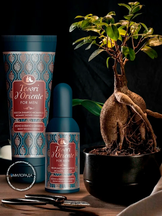 Гель-Крем Для Душа Tesori D'oriente Black Wood, Для Мужчин, 250 мл