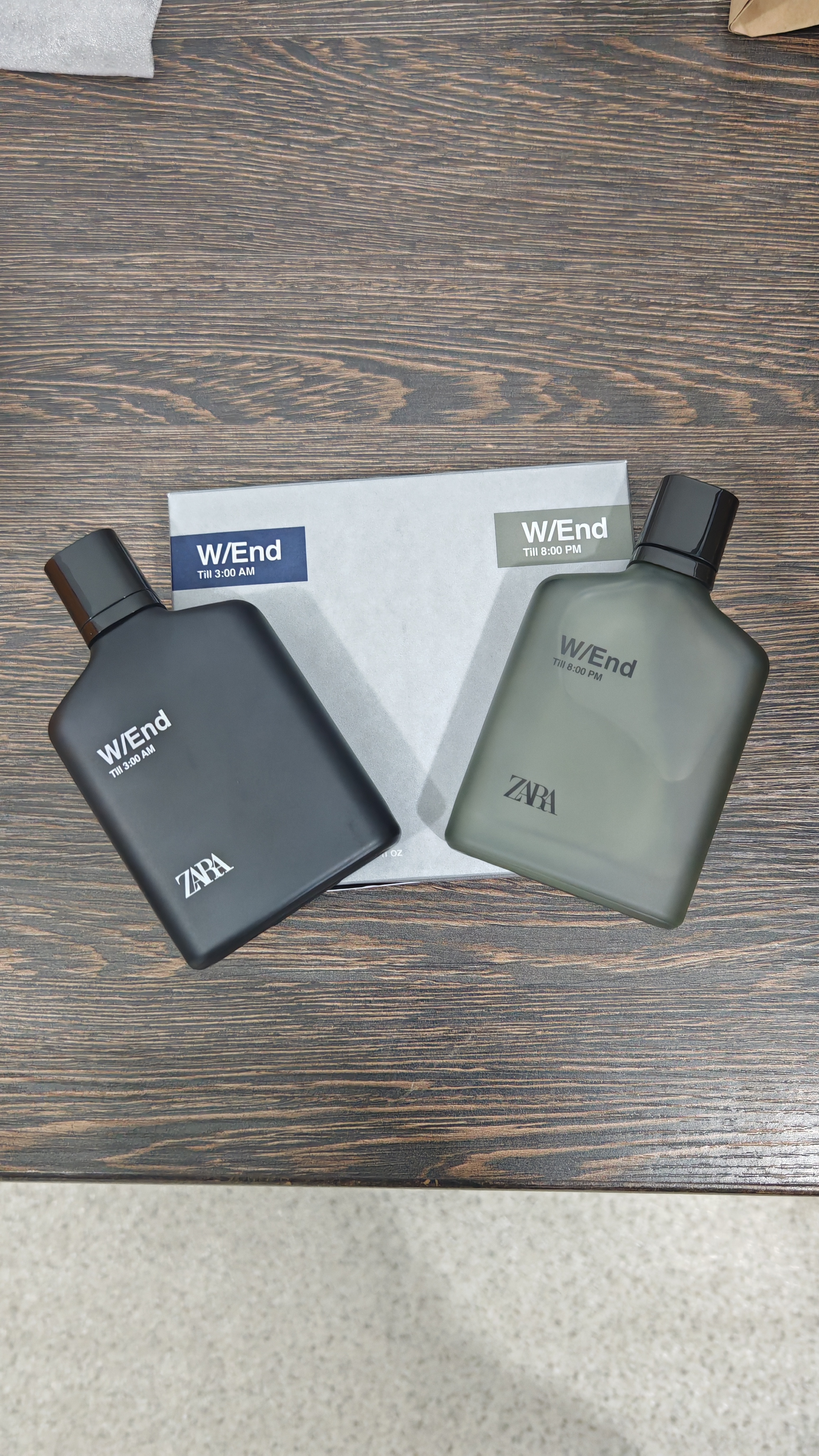 Туалетная вода для мужчин ZARA W/End till 8.00 pm 100 мл + W/End till 3:00 am, 100 мл