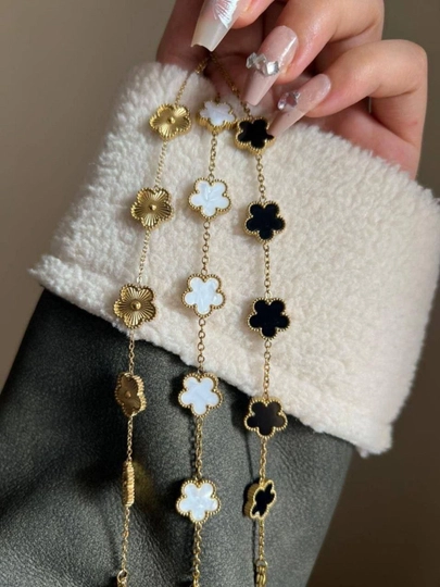Браслеты для женщин и девушек Van Cleef, не меняет цвет и не темнеет