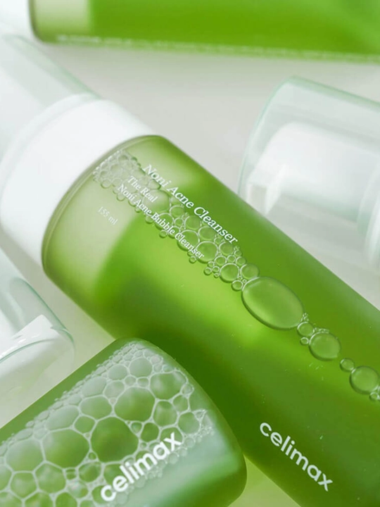 Celimax The Real Noni Acne Bubble Cleanser — кислородная пенка с нони для лица 155 мл