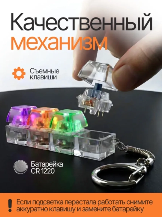 Антистрессовая клавиатура-брелок — это гаджет, который помогает сосредоточиться