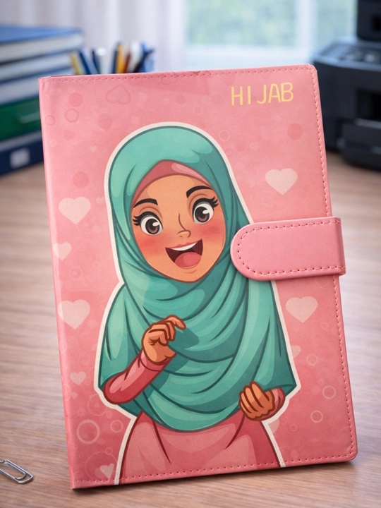 Qizlar uchun Hijab yon daftari - ilgakli planner kundaligi - 