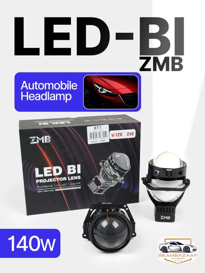 Би лед ZMB линзы в фары 3.0 bi led 12v светодиодные K11 — 2131232-GRP_SKU_5V13PI-СИНИЙ