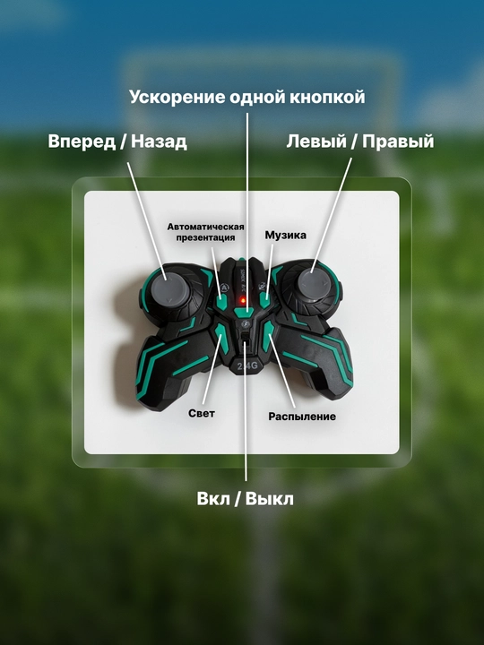 Набор радиоуправляемых машинок для футбола с мячом для детей