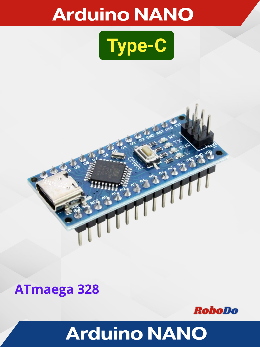 Плата-контроллер Ардуино NANO, Type-C - 
