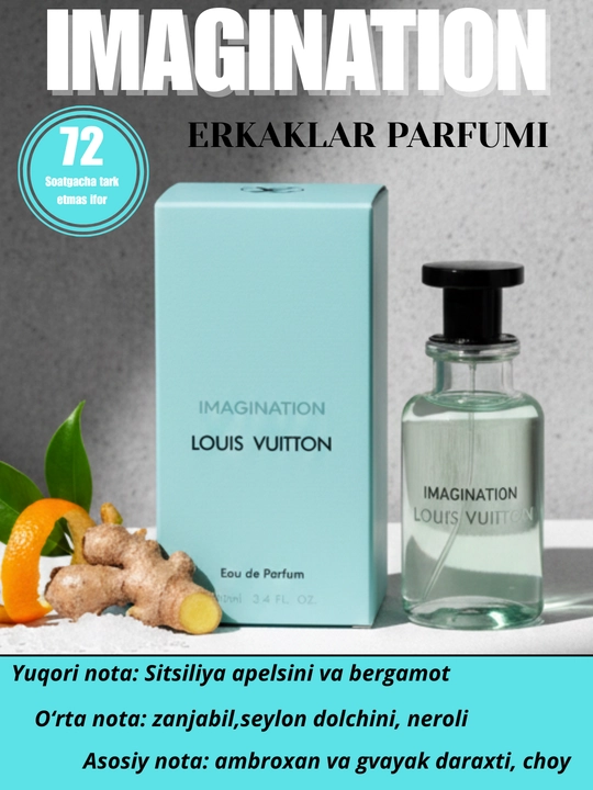 Erkaklar parfumi Imagination Eau de Parfum, 100 ml, sitrus hidli erkaklar atiri - 