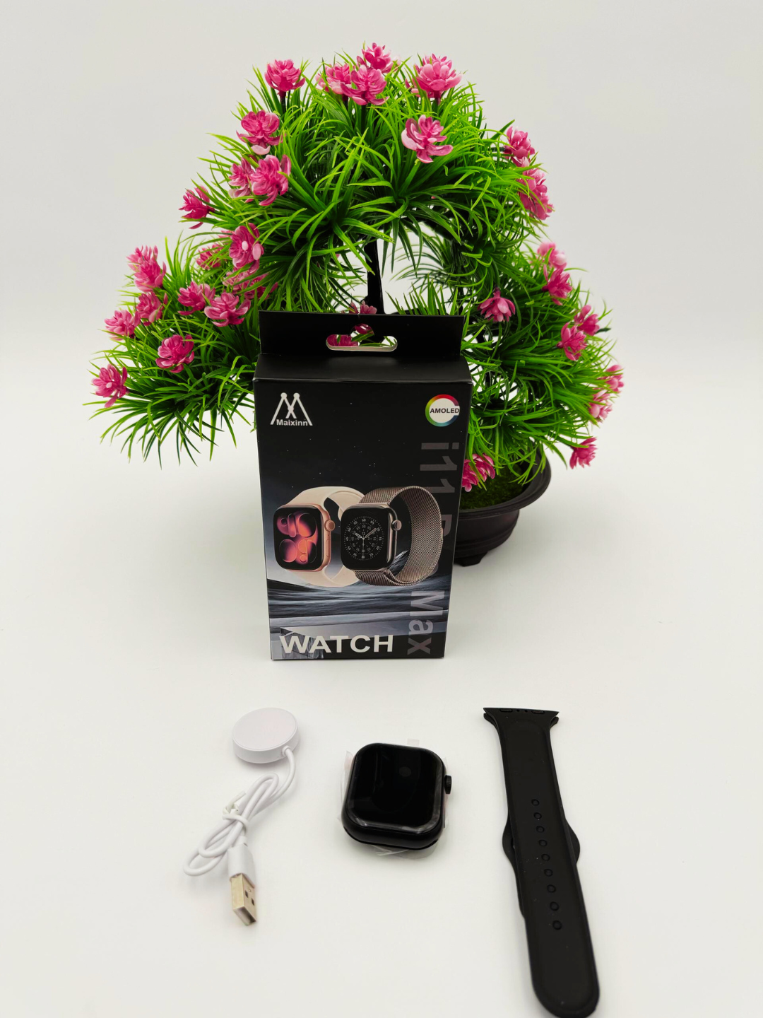 Smart Watch Ultra и Smart Watch 10, наушники Pods 2, ремешки 8–10 штук