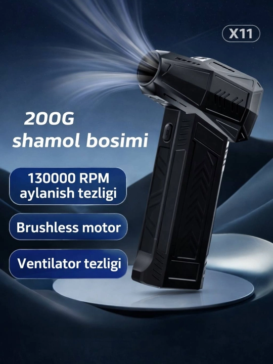 Вентилятор Violent X11 Turbo Fan – мощный мини-вентилятор для компьютера и автомобиля