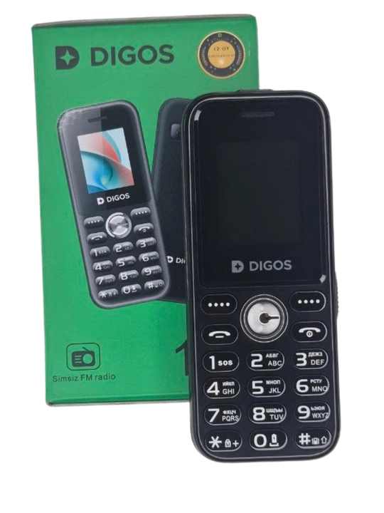 Mobil telefon DIGOS 103, 2 sim Imei o'tgan, zaryadka bor, 1850 mAs