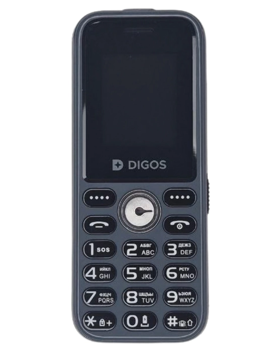 Mobil telefon DIGOS 103, 2 sim Imei o'tgan, zaryadka bor, 1850 mAs