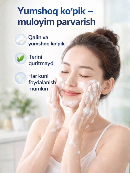 Melano SS chuqur tiniq ferment+V.C -  yapon yuz tozalash ko‘pigi, 130 gr