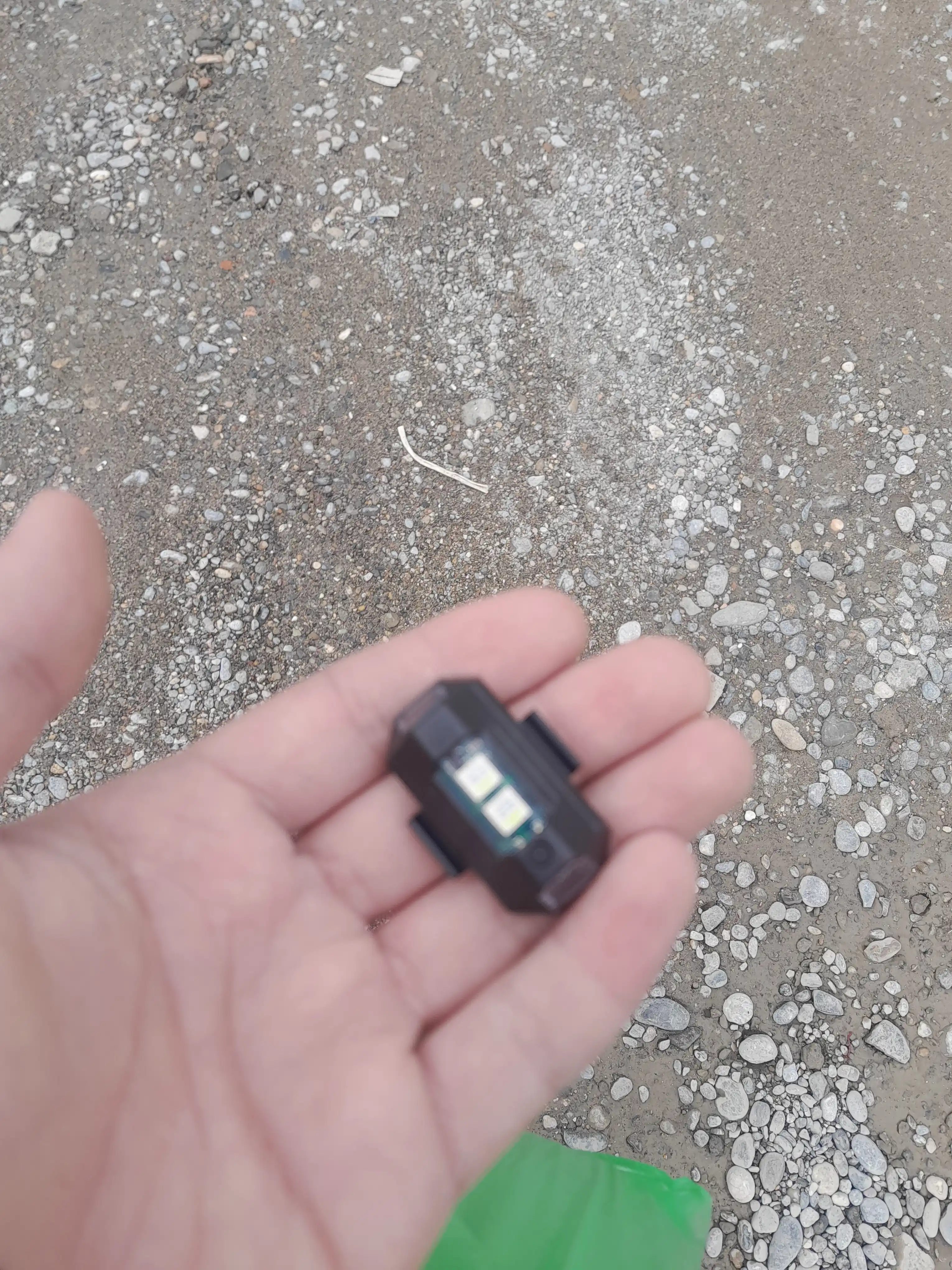 Mini-migalka, RGB LED, 7 xil rang, universal