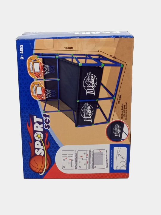 Sport Set basketbol halqasi, juft, 140 sm, to‘p bilan, 3+