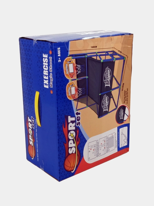 Sport Set basketbol halqasi, juft, 140 sm, to‘p bilan, 3+