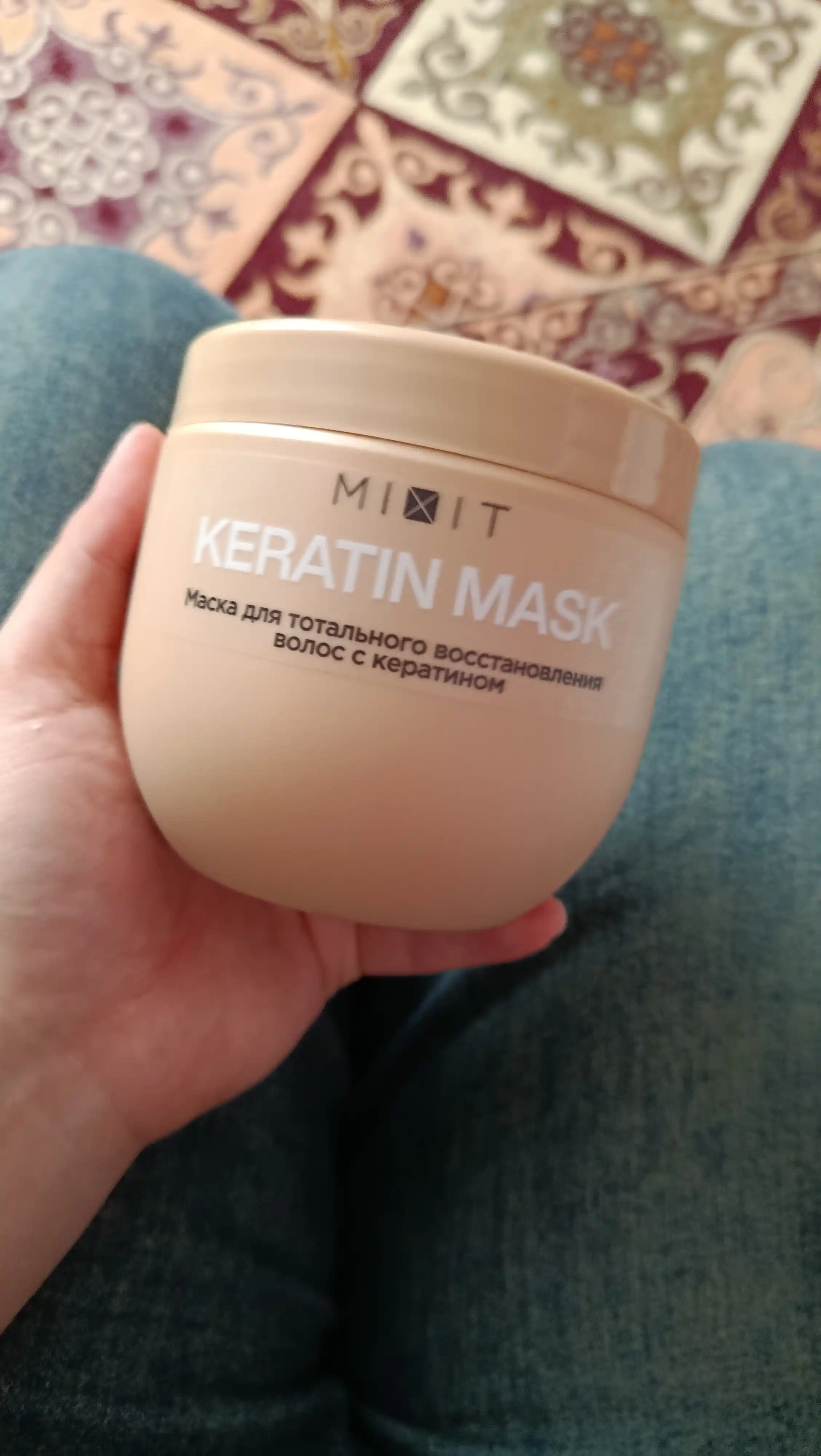 Keratinli tiklovchi soch niqobi, MIXIT "RE:START" Keratin Mask, 500 ml