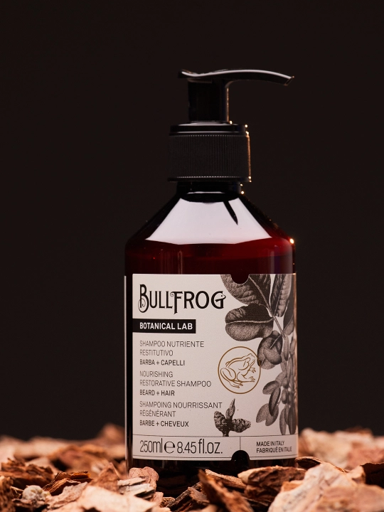 Шампунь для волос и бороды 250 мл Bullfrog