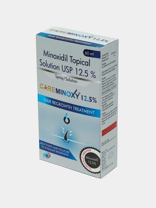 Спрей Careminoxy 12.5%, средство для роста волос и остановки их выпадения