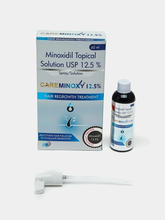 Спрей Careminoxy 12.5%, средство для роста волос и остановки их выпадения