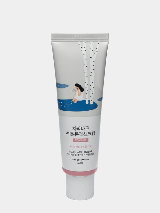 Quyoshdan himoya qiluvchi krem, Round Lab, Tone-up, Mild up, Birch juice, SPF 50+, 50 ml