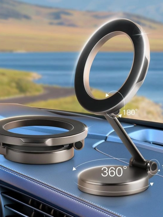 Магнитный автомобильный держатель для телефона с MagSafe, вращается на 360°