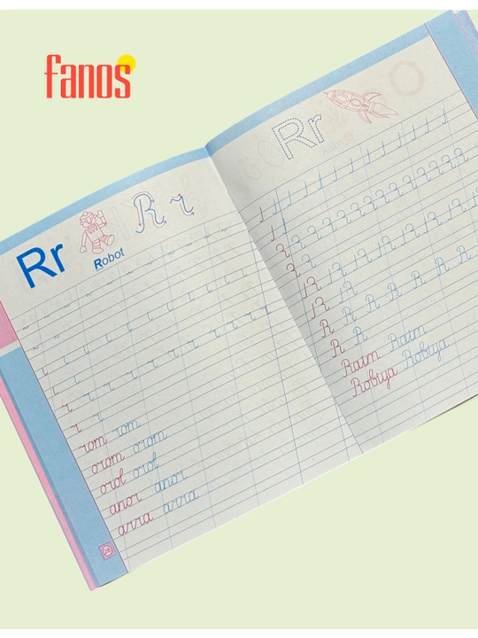Алфавит для детей, книги для изучения и развития букв + каллиграфия