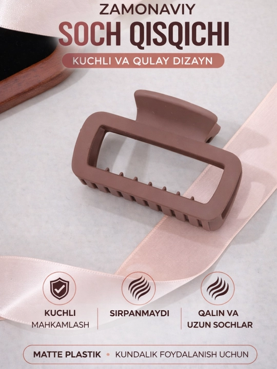 Ayollar va qizlar uchun soch qisqich - 