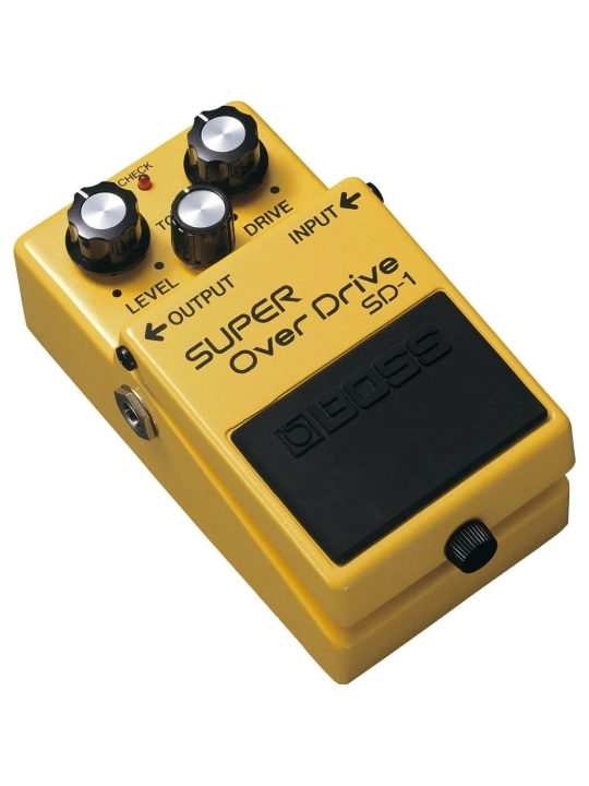 Boss SD-1 Super OverDrive, elektro-gitaralar uchun effekt pedali - 
