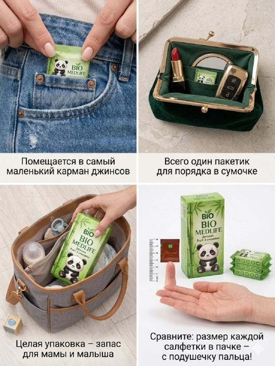 Nam salfetkalar to'plami, 8x8 gigiyena, sayohat to'plami, teri parvarishi va tabiiy kosmetika