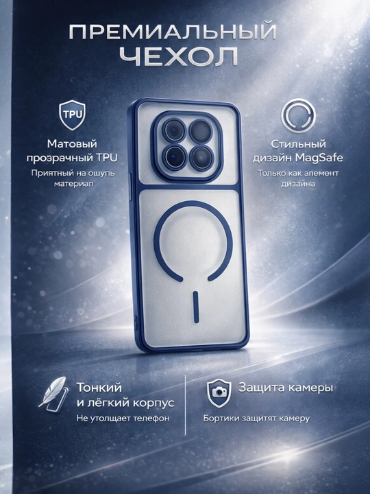 Чехол для Redmi Note 15 4G и Redmi Note 15 Pro 4G - 