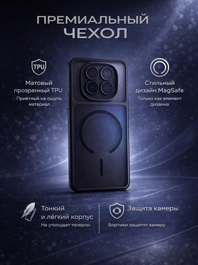 Чехол для Redmi Note 15 4G и Redmi Note 15 Pro 4G - 