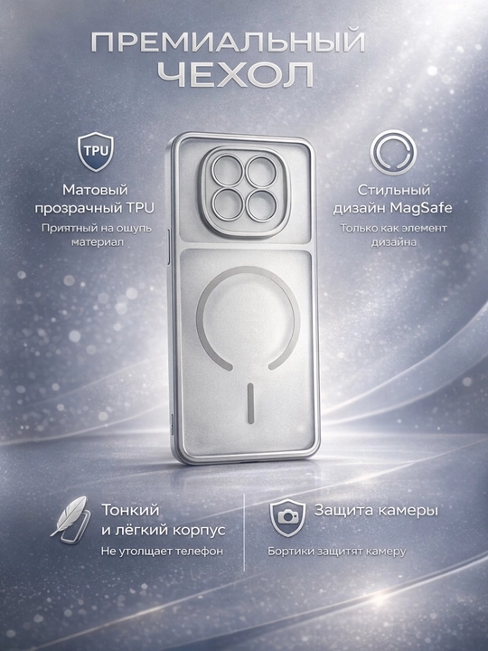 Чехол для Redmi Note 15 4G и Redmi Note 15 Pro 4G - 