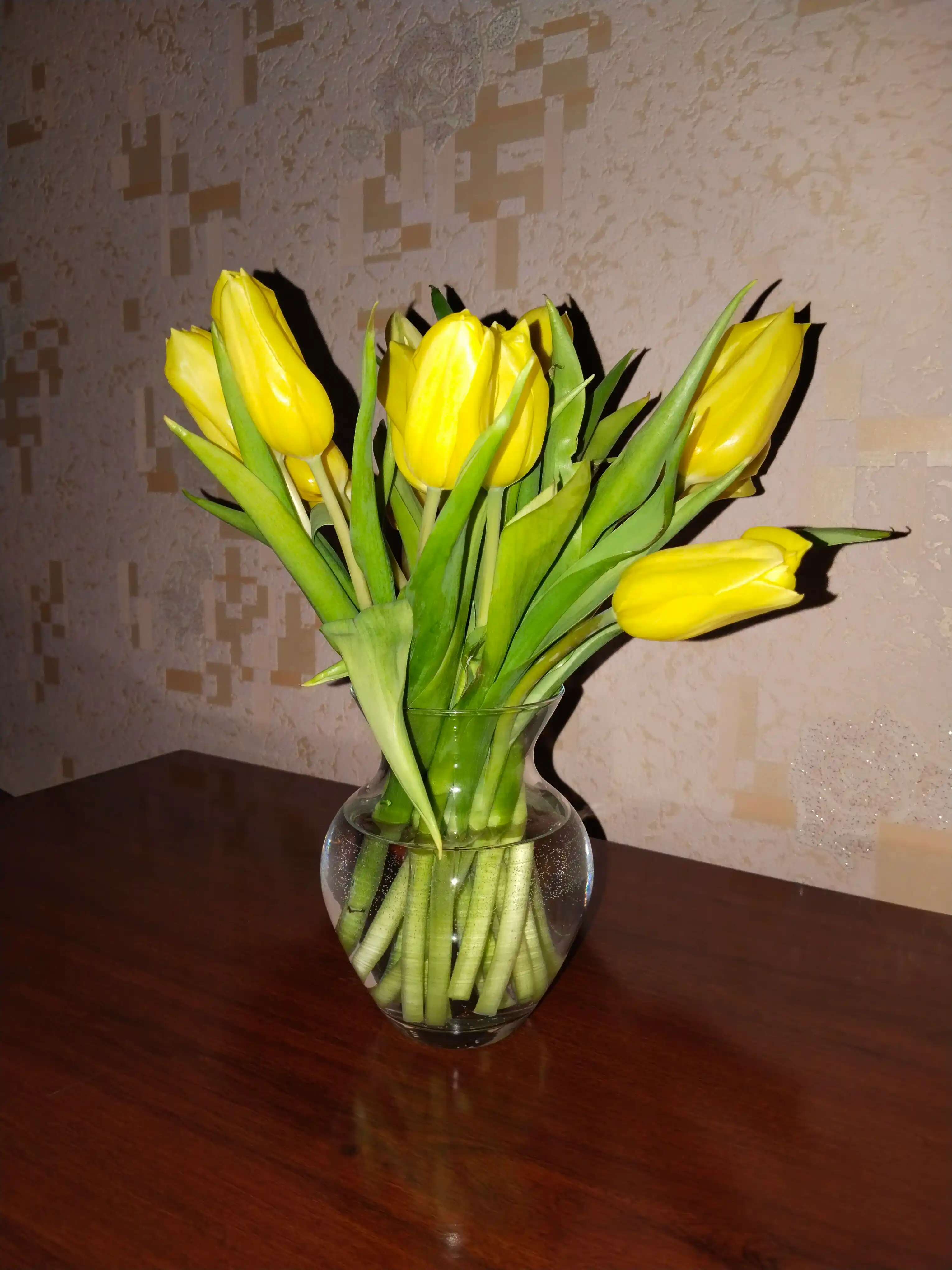 Ваза для цветов и сухоцветов стеклянная Pasabahce Flora 15 см декоративная прозрачная