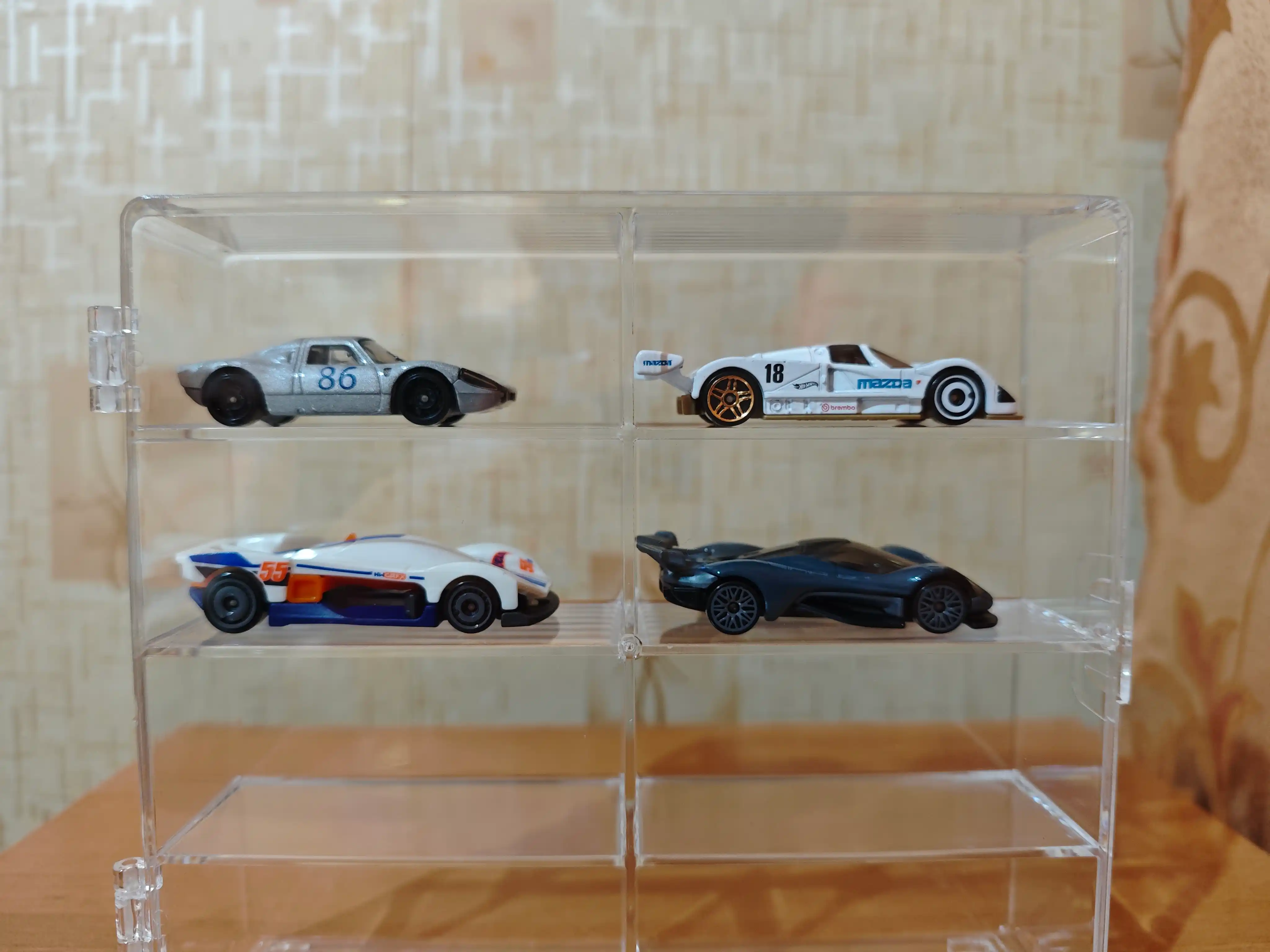 To'plamli avtomobillar uchun saqlash qutilari 1:64, Hot Wheels, Mini GT, Takara, Maisto