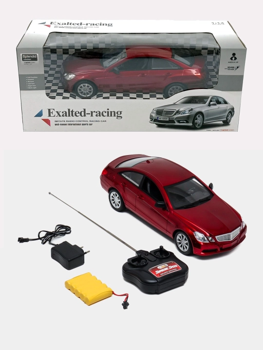 Radio boshqaruvli mashina Exalted-racing 1:14, qizil sedan, 6+ - 