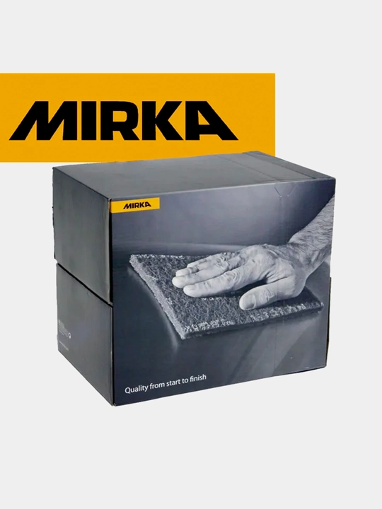 Шлифовальный лист Mirka Mirlon 152×229 мм VF P360, нетканый абразив для авто покраски