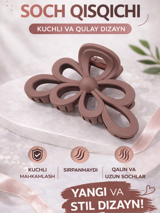 Ayollar va qizlar uchun soch qisqich - 