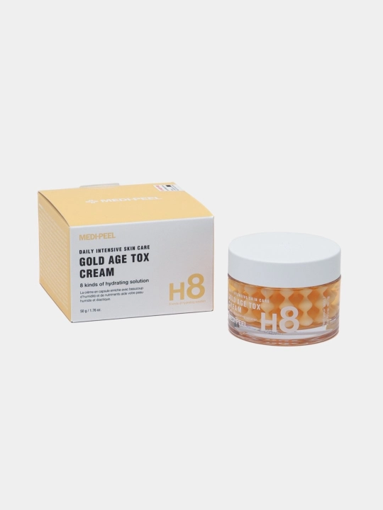 Oltin ipak qurti ekstrakti bilan qarishga qarshi krem Medi-Peel Gold Age Tox Cream, 50 ml