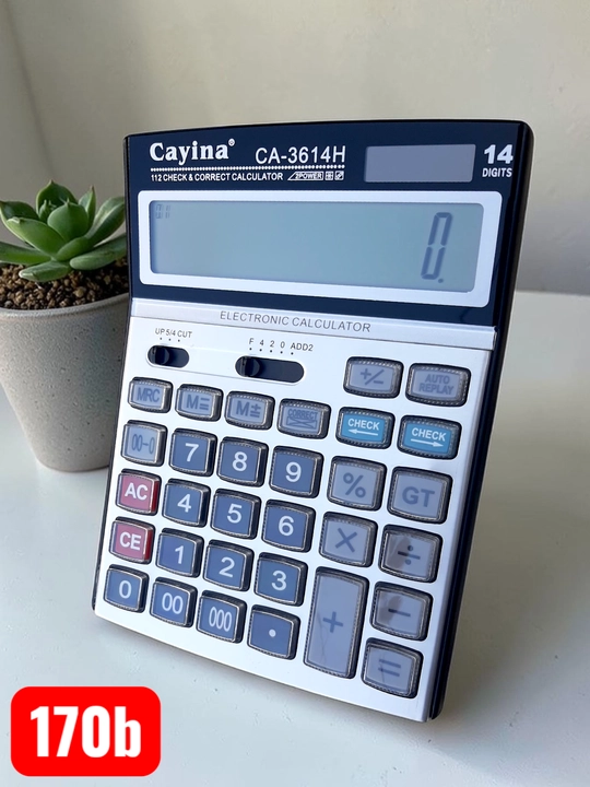 Cayina ish stoli kalkulyatori 3614 (14 xonali, 112 tekshirish va to'g'rilash)